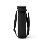 Flaschenkühltasche mit verstellbarem Band und Reißverschluss 1 L farbe mattschwarz zweite Ansicht