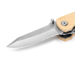 5-in-1-Multifunktionswerkzeug mit Bambus- und Edelstahlgehäuse farbe natürliche farbe zweite Detailansicht