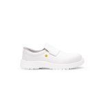 Arbeitsschuhe Mikrofaser mit elastischem Verschluss Roly Salt farbe weiß erste Gebrauchsansicht