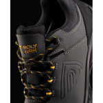 Arbeitsschuhe wasserdicht mit Schutzkappe Leder Roly Rock farbe gelb fünfte Detailansicht