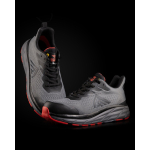 Atmungsaktive Unisex-Arbeitsschuhe mit weicher Gummisohle Roly Onyx farbe rot dritte Detailansicht