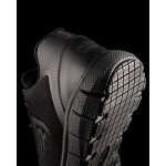 Arbeitsschuhe unisex atmungsaktiv sportlich Schnürung Roly Basalt farbe schwarz vierte Detailansicht