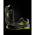 Arbeitsschuhe unisex sportlich Schnürung Roly Beryl farbe neongelb dritte Detailansicht