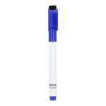 Whiteboard-Marker mit Magnet und integriertem Wischer farbe blau fünfte Ansicht