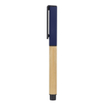 Bambus-Rollerball mit Kappe und Clip, schwarze Tinte68625b409b0dbdfc399644fe farbe dunkelblau