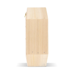 Sechseckiges Bienenhotel aus FSC Holz68625b409b0dbdfc399644eb farbe natürliche farbe dritte Ansicht