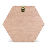 Sechseckiges Bienenhotel aus FSC Holz68625b409b0dbdfc399644eb farbe natürliche farbe vierte Ansicht
