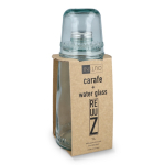Karaffe aus Europa mit Metallverschluss und Glas 1 L farbe transparent vierte Ansicht