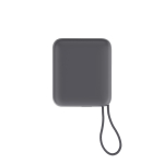 Powerbank mit Kabeln und Schnellladen 10000 mAh68625b3f9b0dbdfc399644aa farbe dunkelgrau dritte Ansicht