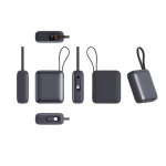 Powerbank mit Kabeln und Schnellladen 10000 mAh68625b3f9b0dbdfc399644aa farbe dunkelgrau fünfte Ansicht