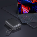 Powerbank mit LED Display und Schnellladen 20000 mAh68625b409b0dbdfc399644e6 farbe dunkelgrau vierte Ansicht