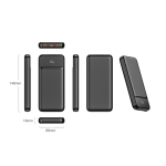 Kompakte Powerbank mit Schnellladen und LED Display 10000 mAh68625b409b0dbdfc399644e6 farbe schwarz vierte Ansicht