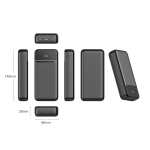 Kompakte Powerbank mit Schnellladen und LED Display 20000 mAh68625b409b0dbdfc399644e6 farbe schwarz vierte Ansicht