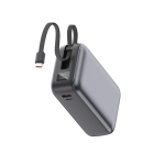 Kompakte Powerbank mit Schnellladen und LED Display 30000 mAh68625b409b0dbdfc399644e6 farbe dunkelgrau vierte Ansicht
