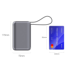 Kompakte Powerbank mit Schnellladen und LED Display 30000 mAh68625b409b0dbdfc399644e6 farbe dunkelgrau fünfte Ansicht