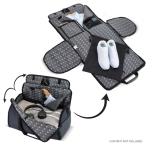 Faltbare Reisetasche mit Kleiderhülle und Doppelgriff68625b3e9b0dbdfc39964499 farbe dunkelblau dritte Ansicht