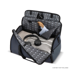 Faltbare Reisetasche mit Kleiderhülle und Doppelgriff68625b3e9b0dbdfc39964499 farbe dunkelblau vierte Ansicht