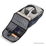 Reiserucksack mit Trolley Schlaufe und Tragegriffen farbe dunkelblau sechste Ansicht