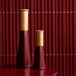 Konische Mühle aus Buchenholz Sagaform farbe dunkelrot siebte Ansicht