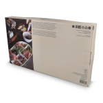 Keramiktablett handgefertigt mit Sprenkel Design Sagaform farbe beige sechste Ansicht