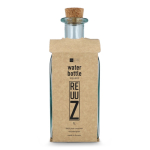 Quadratische Glasflasche aus Europa mit Verschluss 1 L farbe transparent zweite Ansicht