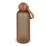 Matte Flasche dicht mit Deckel und Schlaufe Sagaform 650 ml farbe braun