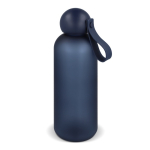 Matte Flasche dicht mit Deckel und Schlaufe Sagaform 650 ml farbe dunkelblau
