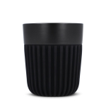 Tasse aus Europa mit Silikonmanschette 280 ml farbe schwarz zweite Ansicht