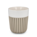Porzellantasse aus Europa mit Isolierhülle 280 ml farbe beige