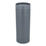 Thermobecher Edelstahl 360 Grad dicht, 400 ml farbe grau