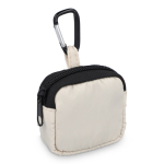 Kopfhörertasche mit Karabiner und Reißverschluss68625b409b0dbdfc399644e4 farbe beige