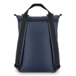 Gepolsterter Laptop-Rucksack wasserabweisend 15,6 Zoll farbe dunkelblau vierte Ansicht