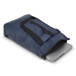 Gepolsterter Laptop-Rucksack wasserabweisend 15,6 Zoll farbe dunkelblau siebte Ansicht