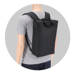 Laptop-Rucksack als Umhängetasche mit Gurt 15,6 Zoll farbe schwarz siebte Ansicht