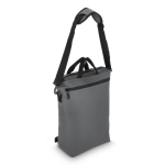 Laptop-Rucksack als Umhängetasche mit Gurt 15,6 Zoll farbe grau