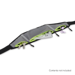 Reflektierende Bauchtasche für Läufer mit Reißverschluss68625b419b0dbdfc39964513 farbe grau vierte Ansicht