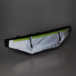 Reflektierende Bauchtasche für Läufer mit Reißverschluss68625b419b0dbdfc39964513 farbe grau fünfte Ansicht