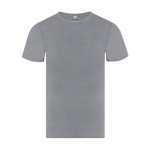 T Shirt Baumwolle Unisex mit Rundhals 150 g m² farbe grau erste Ansicht
