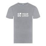 T Shirt Baumwolle Unisex mit Rundhals 150 g m² Ansicht mit Druckbereich