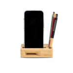 Multifunktionaler Ständer aus natürlichem Bambus mit Klangverstärker