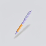 Kugelschreiber mit Bambus Griff und transparentem Clip