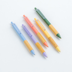 Kugelschreiber mit Bambus Griff und transparentem Clip