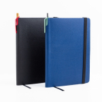 A5 Notizbuch aus recyceltem Kunstleder mit flexiblem Einband