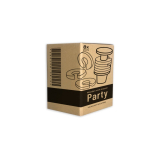 Korken für Flasche mit farbigen Glasmarkier-Ringen