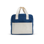 Kühltasche mit kurzen Tragegriffen und Aluminium Isolierung farbe marineblau