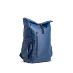 Rolltop-Rucksack mit PU-Beschichtung und Laptopfach 15,6'' farbe marineblau