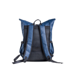 Rolltop-Rucksack mit PU-Beschichtung und Laptopfach 15,6'' farbe marineblau