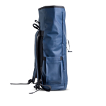 Rolltop-Rucksack mit PU-Beschichtung und Laptopfach 15,6'' farbe marineblau