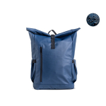 Rolltop-Rucksack mit PU-Beschichtung und Laptopfach 15,6'' farbe marineblau
