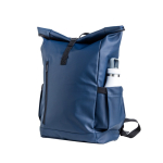 Rolltop-Rucksack mit PU-Beschichtung und Laptopfach 15,6''